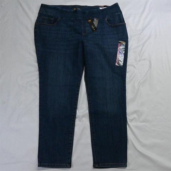 NEW Lee 24W Sculpting Slim Fit Skinny‎ Leg Medium Stretch Denim Jeans - Picture 1 of 7